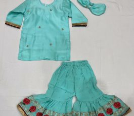 Sky Rose Sharara Set